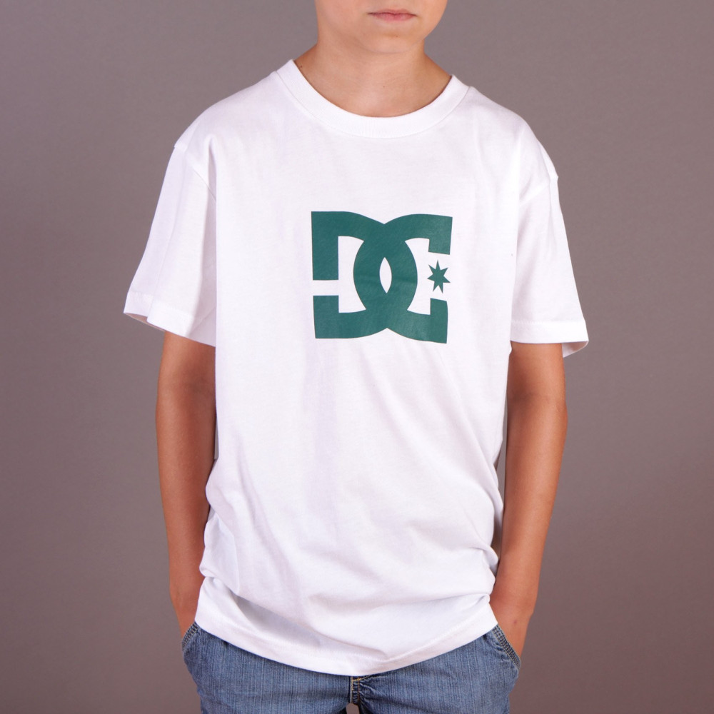 Koszulka DC t-shirt dla chłopca lub nastolatka Star SS BY White biała