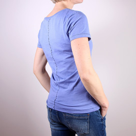 Niebieska koszulka z nadrukiem Roxy koszulka damska Roxy Basic