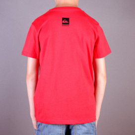 Koszulka dla dzieci i młodzieży Quiksilver - kolor czerwony