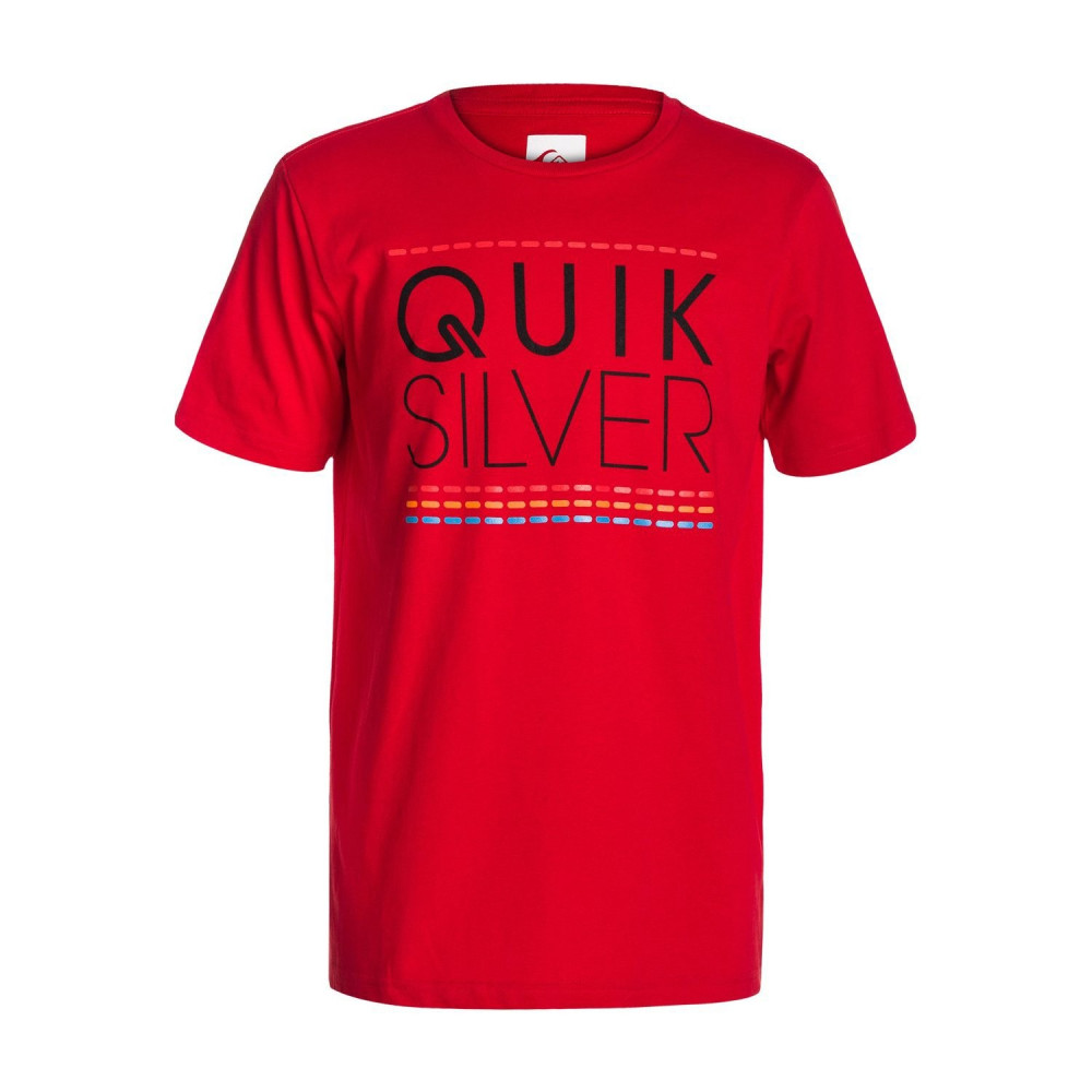 Koszulka t-shirt nastolatka Quiksilver SS Bright T Youth - czerwona